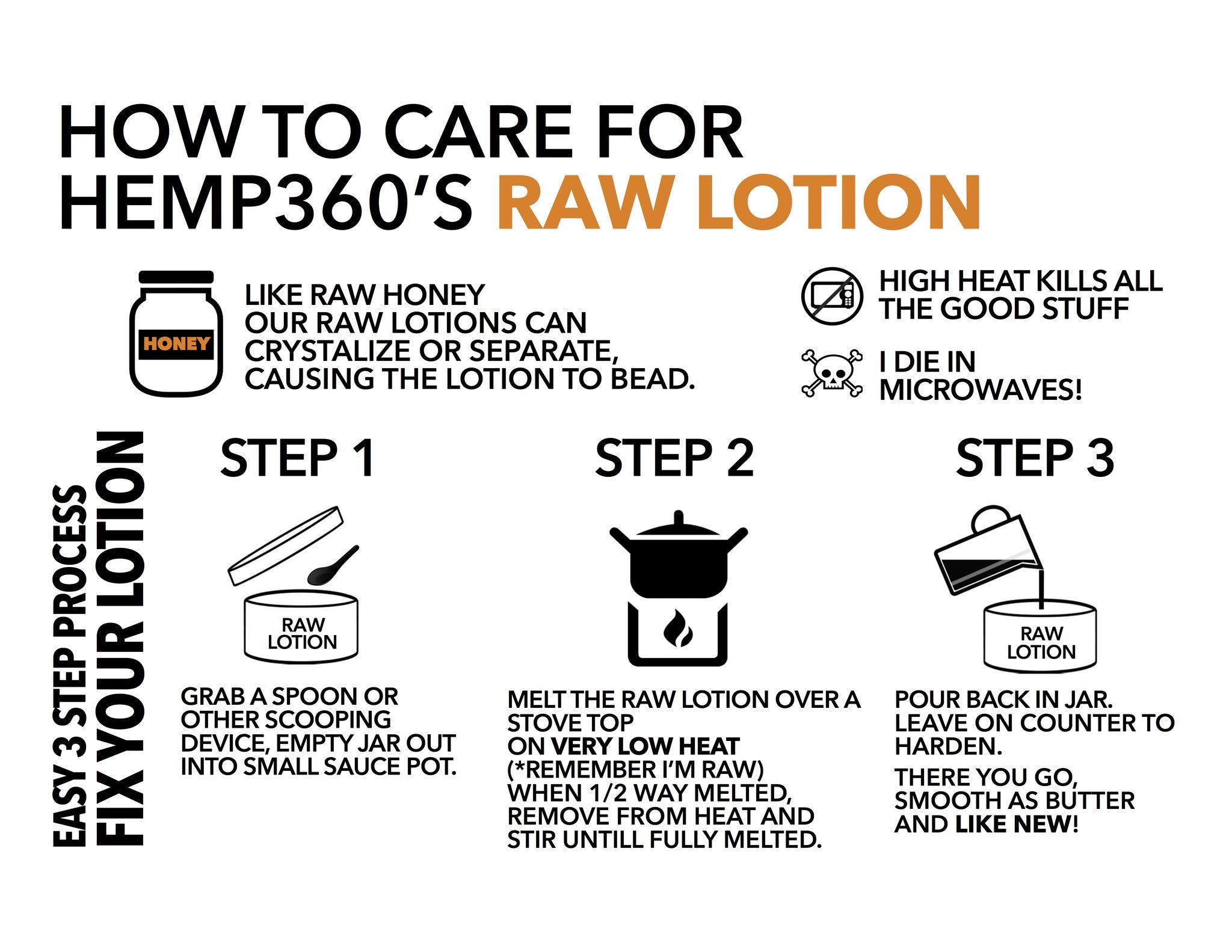 Coconut Raw Lotion - HEMP360