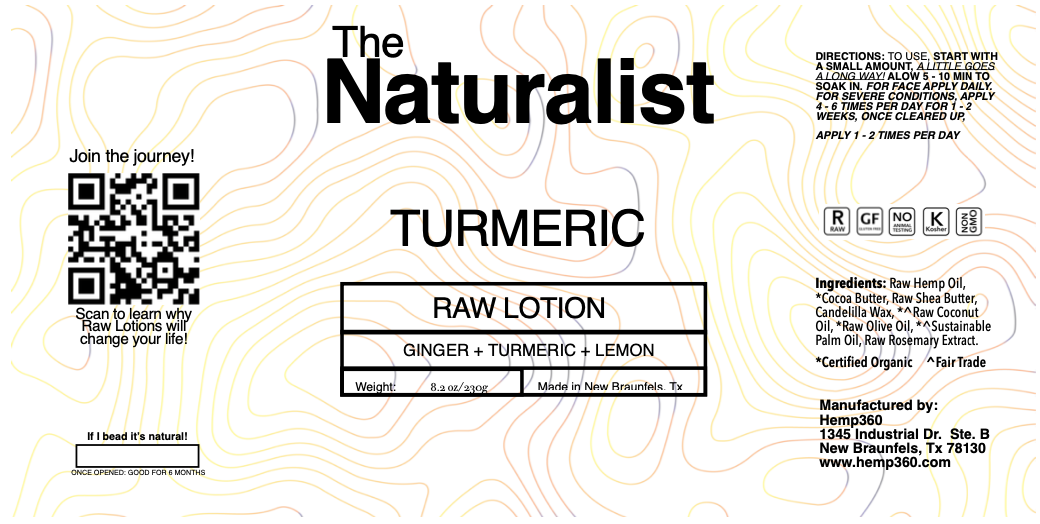 Turmeric Raw Lotion