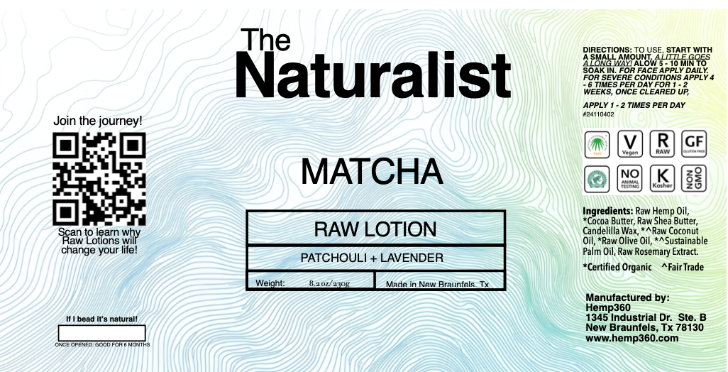 Matcha Raw Lotion